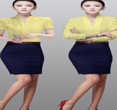 V领女士西服定做